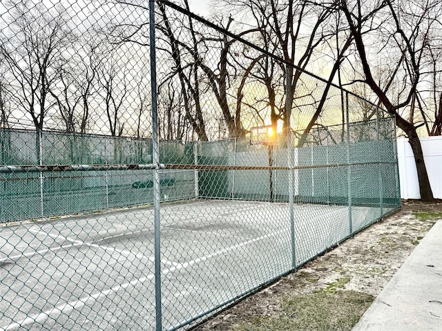 view of sport court