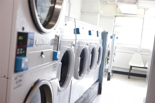 laundry area featuring independent washer and dryer