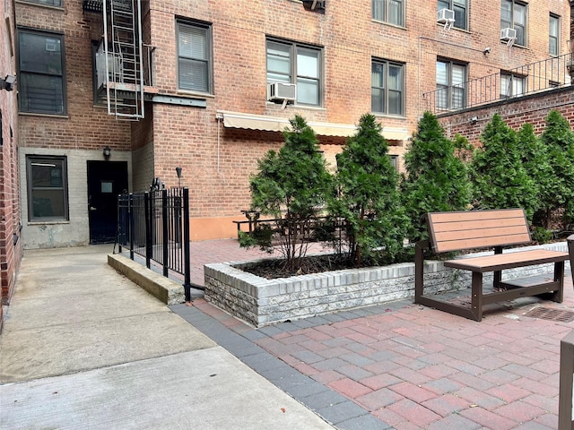 view of patio / terrace featuring cooling unit