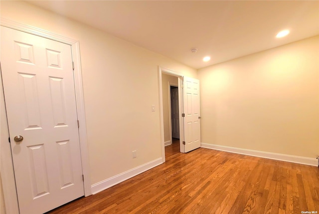 interior space featuring light wood-type flooring