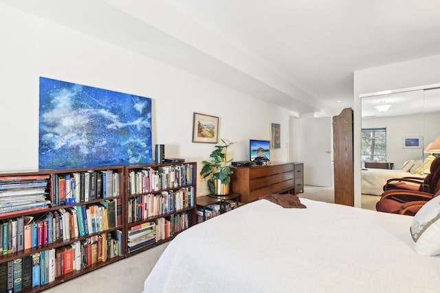 bedroom featuring carpet floors