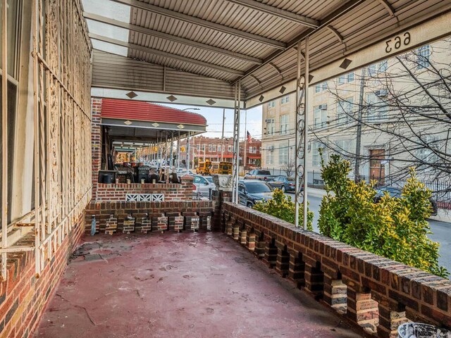 view of patio / terrace featuring covered porch