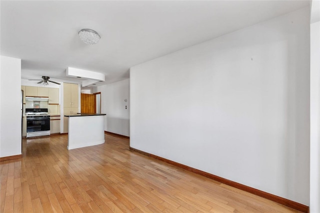 interior space featuring light hardwood / wood-style flooring