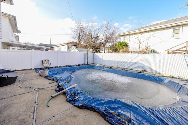 view of pool