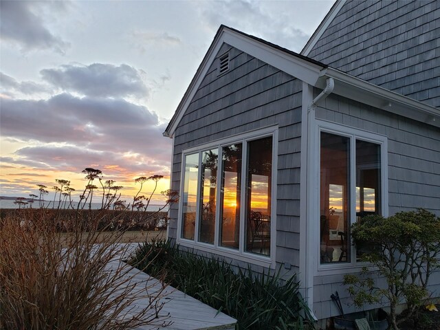 view of side of property