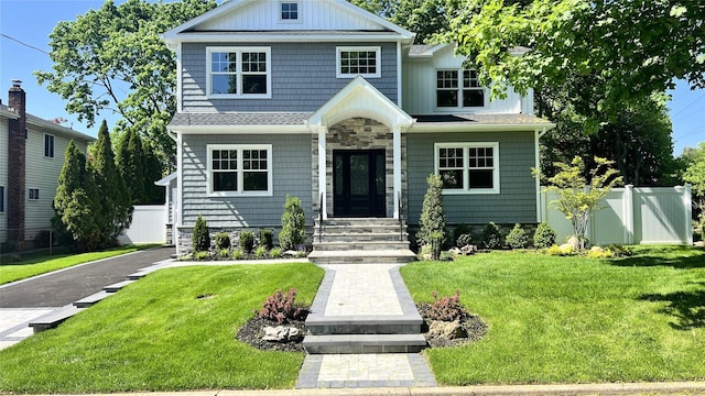 57 William St, Bethpage, NY 11714 - view of front facade with stone siding