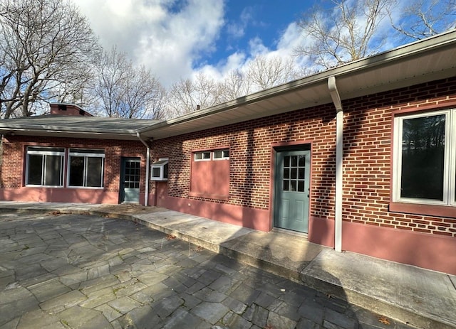 rear view of house with a patio area