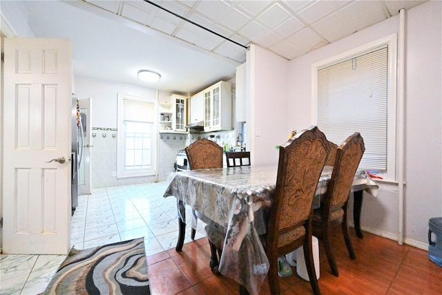 view of dining room