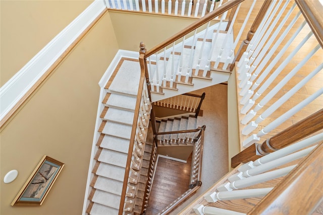 view of staircase