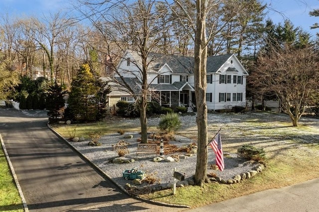 view of cape cod home