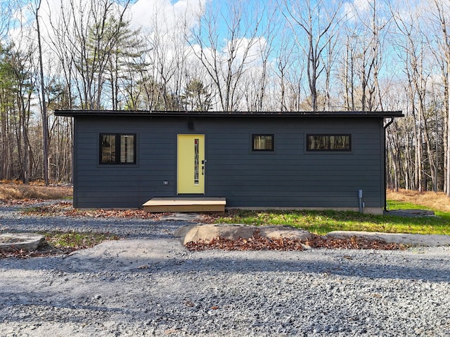 view of front of home