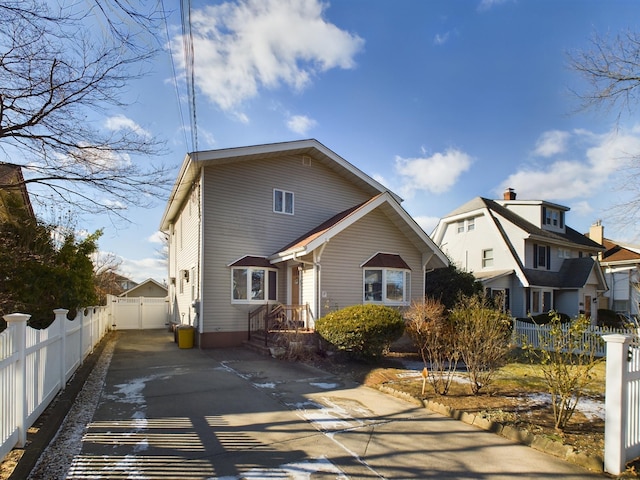 view of back of property