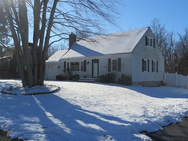 ranch-style house featuring a garage