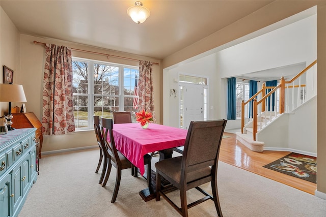 view of dining area