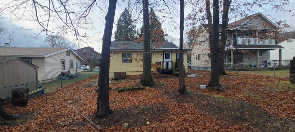 view of rear view of house