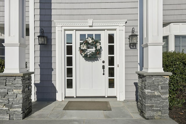 view of entrance to property