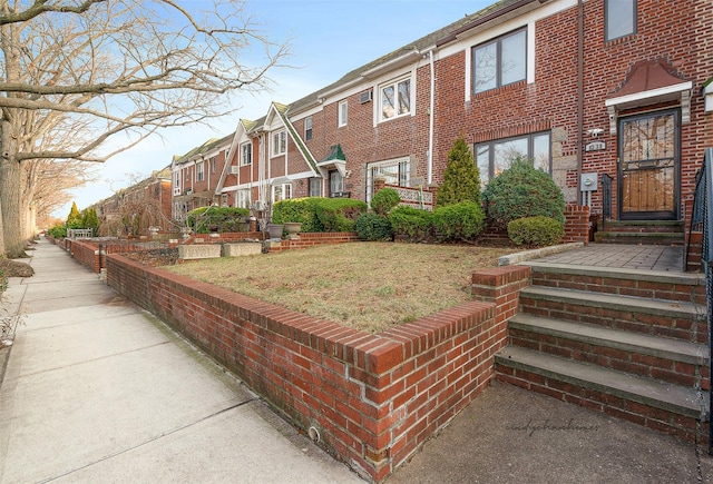 view of community with a lawn