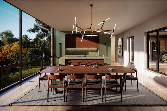 sunroom / solarium with plenty of natural light