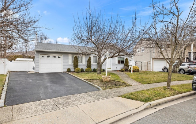 view of front of home with a front lawn