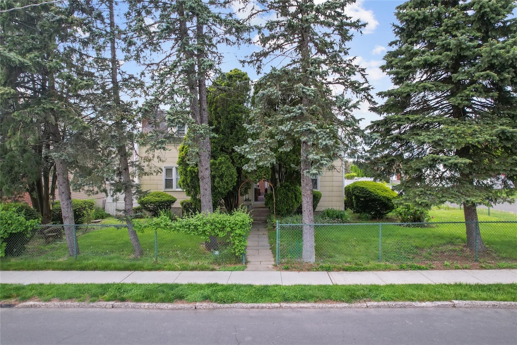 view of obstructed view of property