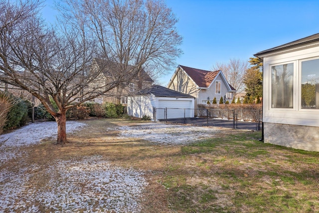 view of yard