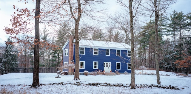 view of front of property