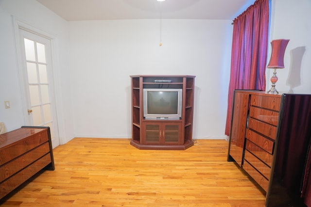 interior space with light wood-type flooring