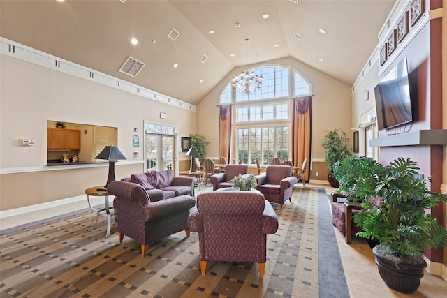 view of community lobby