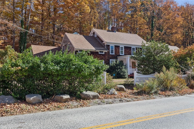 view of front of property