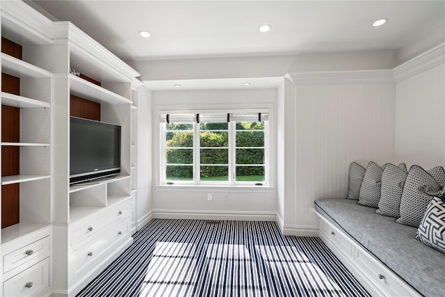 view of unfurnished living room