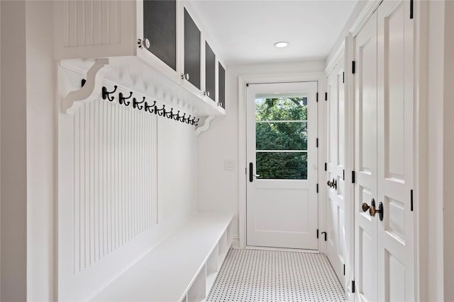 view of mudroom