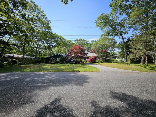 exterior space with a front yard