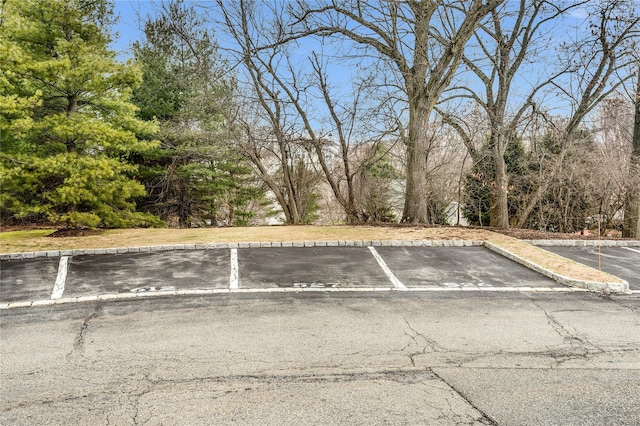 view of parking / parking lot