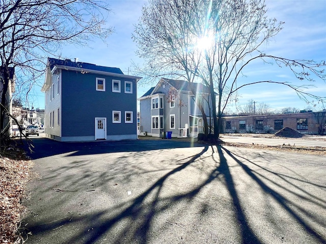 view of back of property