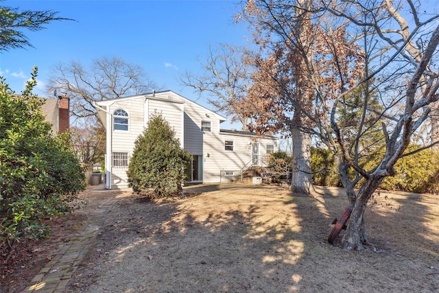 view of back of property