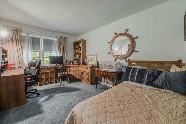 bedroom featuring carpet