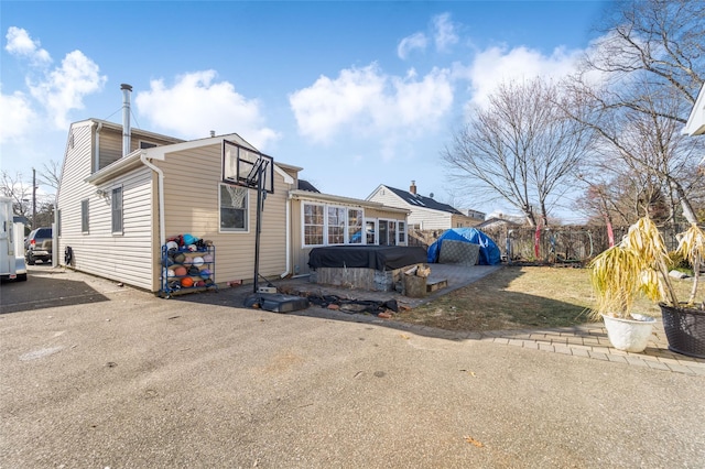 view of front of home