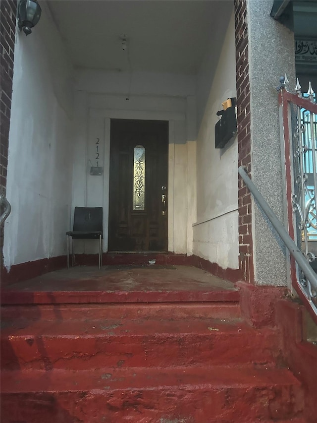 view of exterior entry