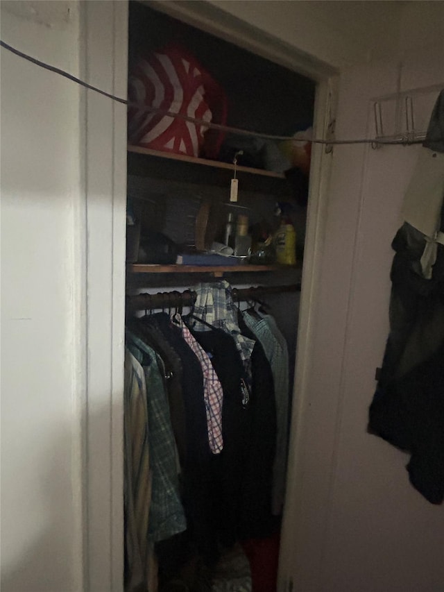 view of closet