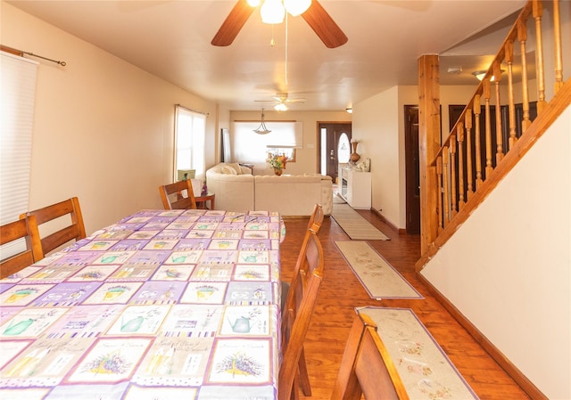 bedroom featuring hardwood / wood-style floors