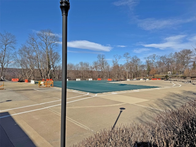 view of basketball court