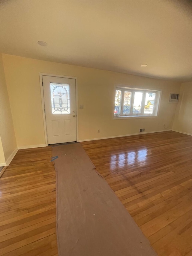 entryway featuring light hardwood / wood-style floors