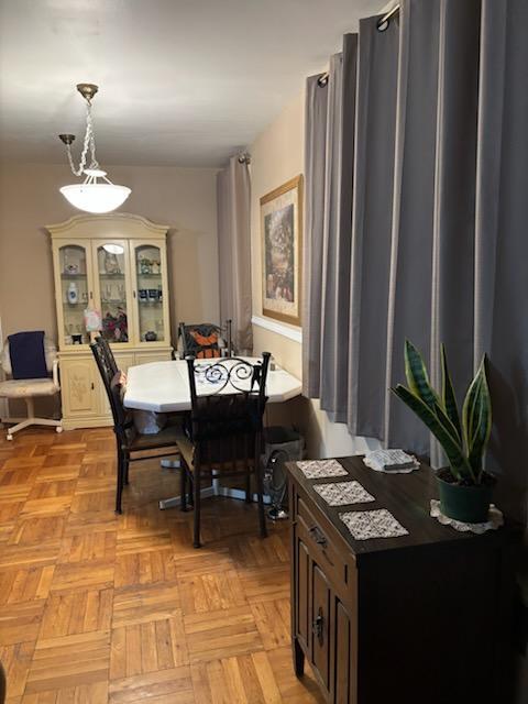 view of dining area