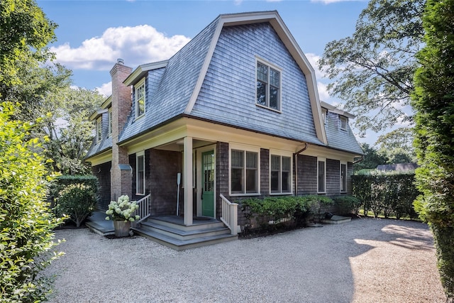 view of front of home