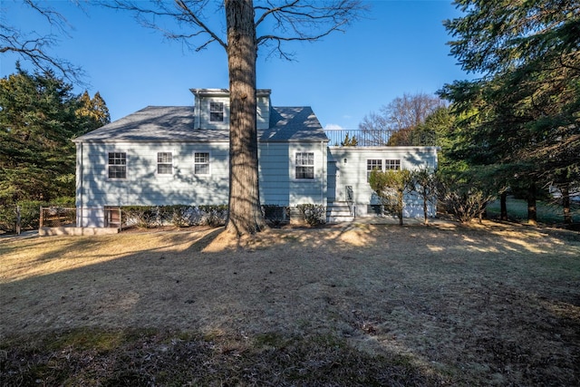 view of rear view of house