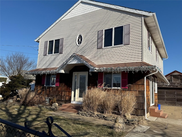 view of front of home