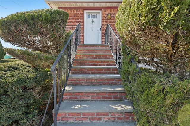 view of staircase