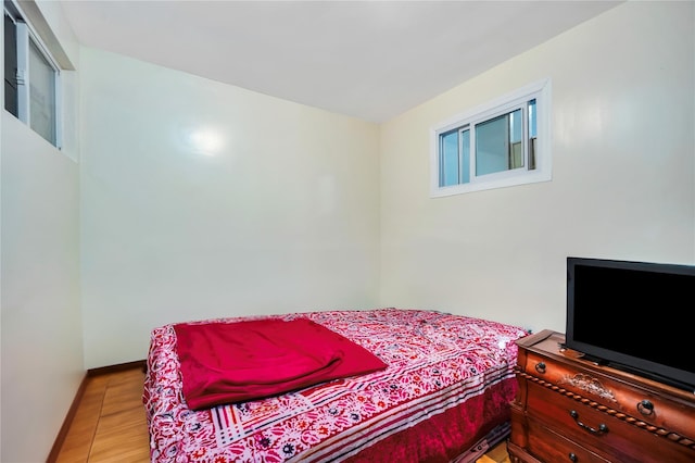 view of tiled bedroom