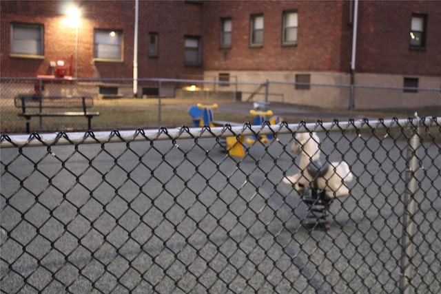 view of sport court