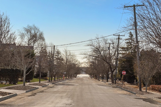 view of road